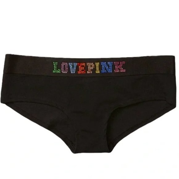 🌈 38B & XL LIMITED EDITION PINK 4pc BLING Bra, 2 Hipsters, and 1 Shortie Set 🌈 - Picture 3 of 16